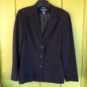 Evan-Picone Navy Suit Jacket Size 10